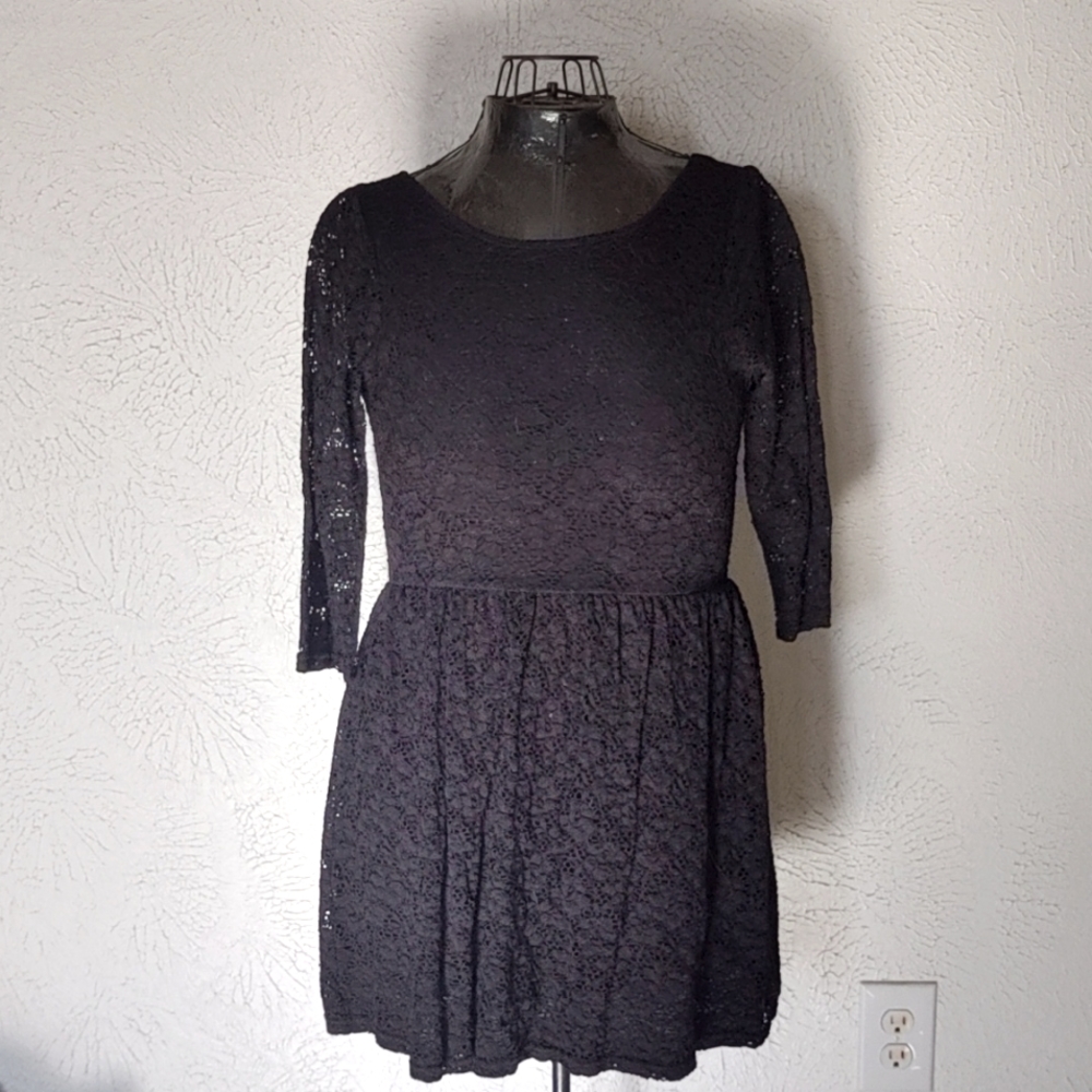 Little Black Lace Dress